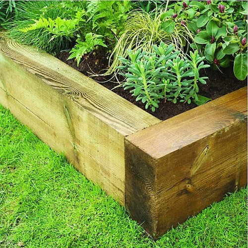 Timber railway sleepers - timber, 2.4m