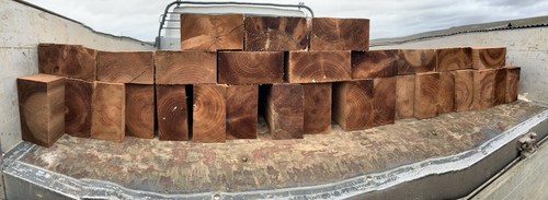 Timber railway sleepers - timber, 2m