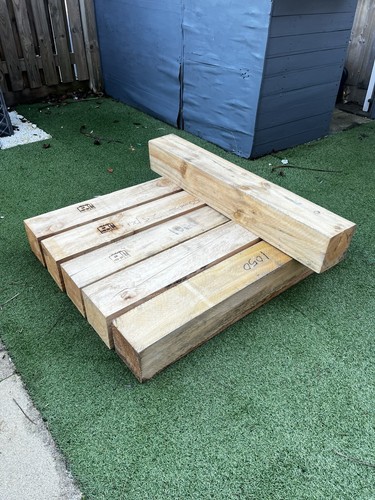 Railway sleepers garden - railway, sleepers/garden