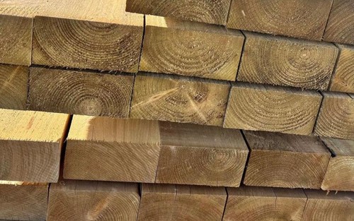 Treated railway sleepers - railway,