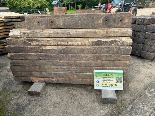 Azobe railway sleepers - railway,
