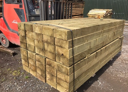 Pressure treated new - , spruce